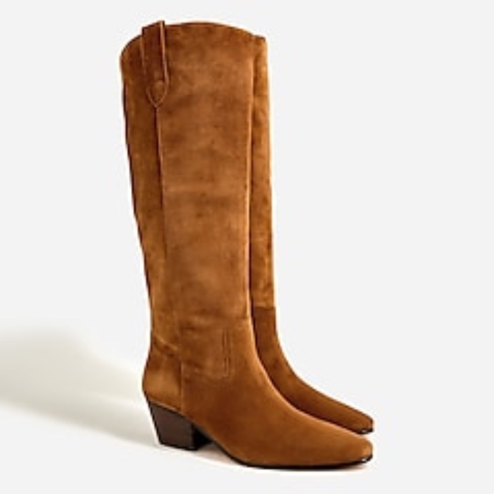 J. Crew Piper knee-high boots in suede